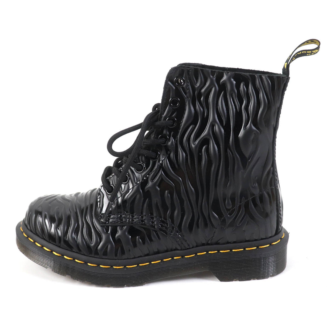 Dr.Martens short boots 26716001 Main: Leather black 1460 PASCAL ZEBRA Women 38 Used Authentic