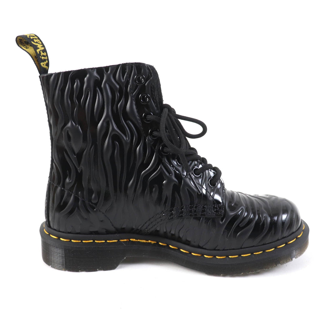 Dr.Martens short boots 26716001 Main: Leather black 1460 PASCAL ZEBRA Women 38 Used Authentic