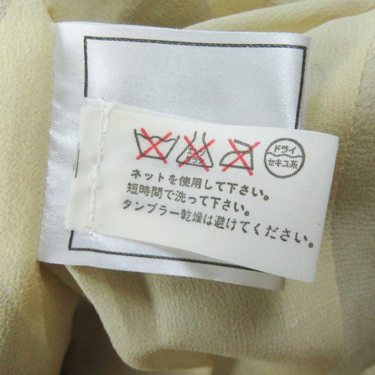 CHANEL one piece 00S P15722 Outer: 100% silk, Lining: 100% silk Khaki beige type Gabriel Women 36 Used Authentic