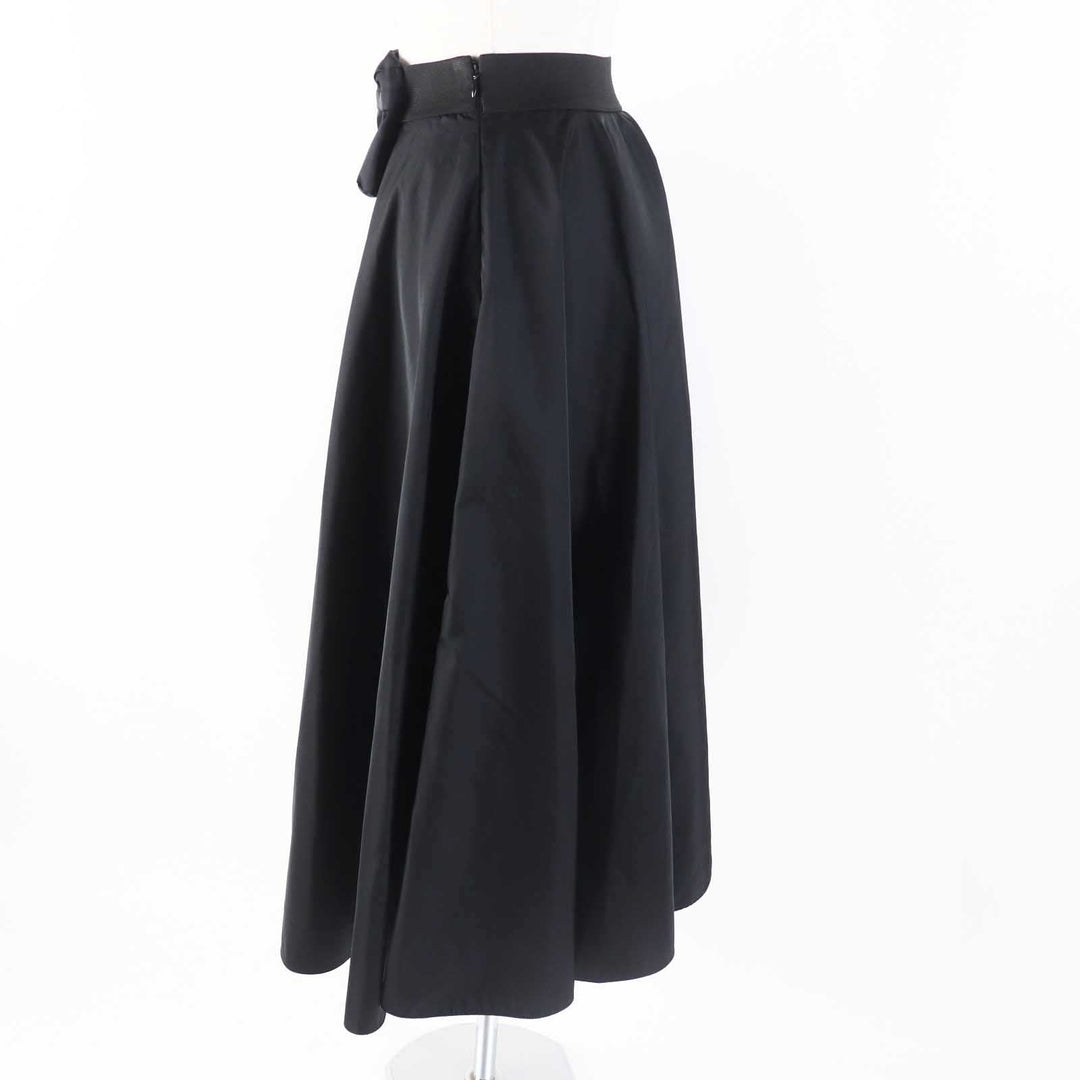 PRADA flare skirt 21H909 Outer: 100% polyamide, some parts: leather black Women 38 Used Authentic