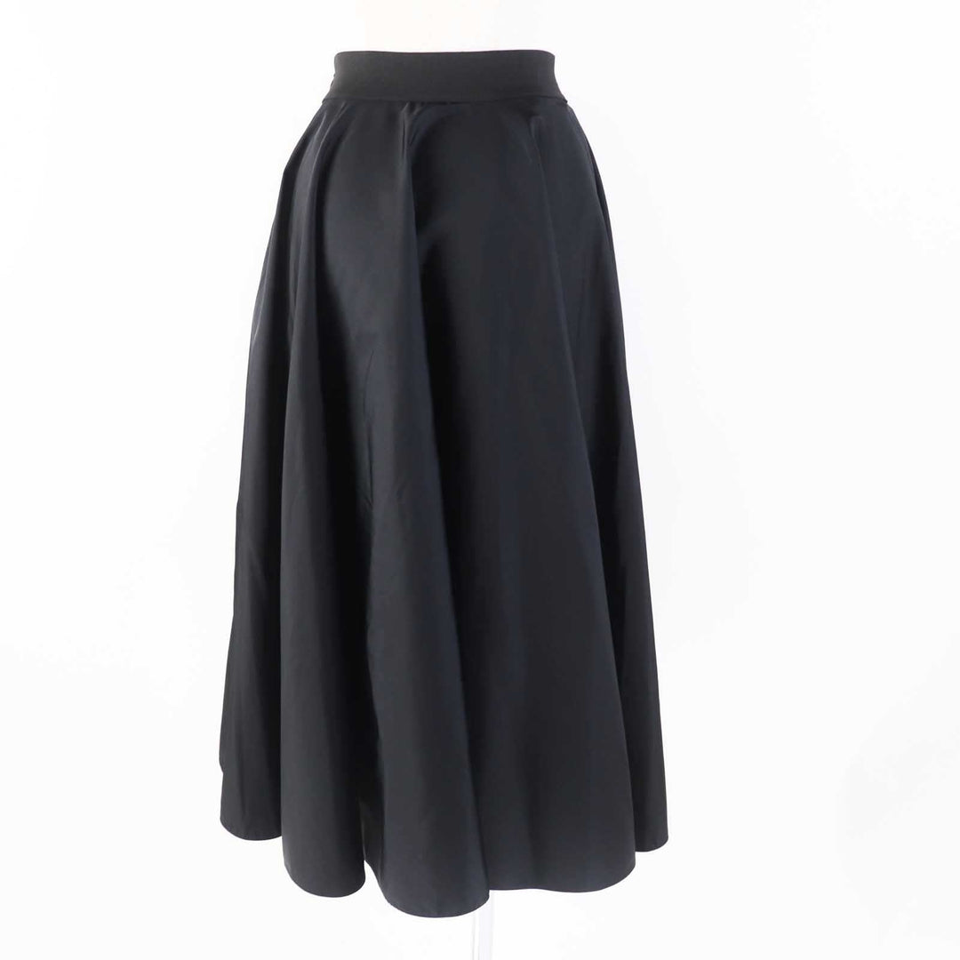 PRADA flare skirt 21H909 Outer: 100% polyamide, some parts: leather black Women 38 Used Authentic