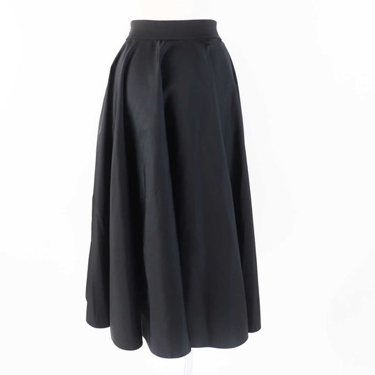 PRADA flare skirt 21H909 Outer: 100% polyamide, some parts: leather black Women 38 Used Authentic