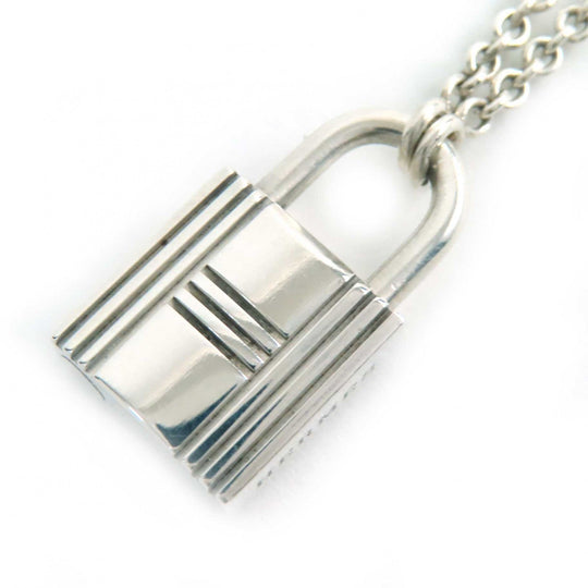 HERMES Necklace Main�FAG925 Silver Kelly Cadena Necklace Women(Unisex) Used Authentic