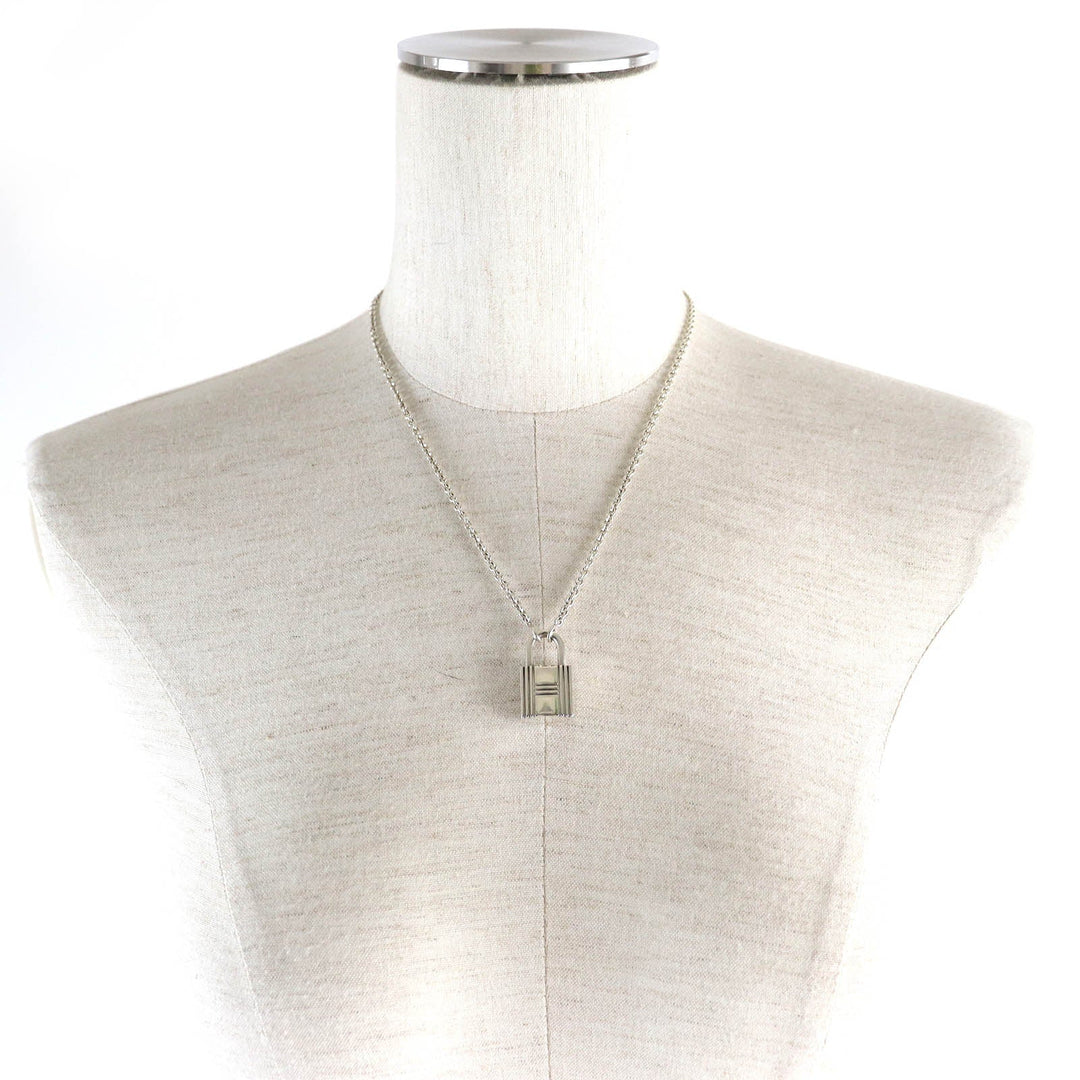 HERMES Necklace Main�FAG925 Silver Kelly Cadena Necklace Women(Unisex) Used Authentic