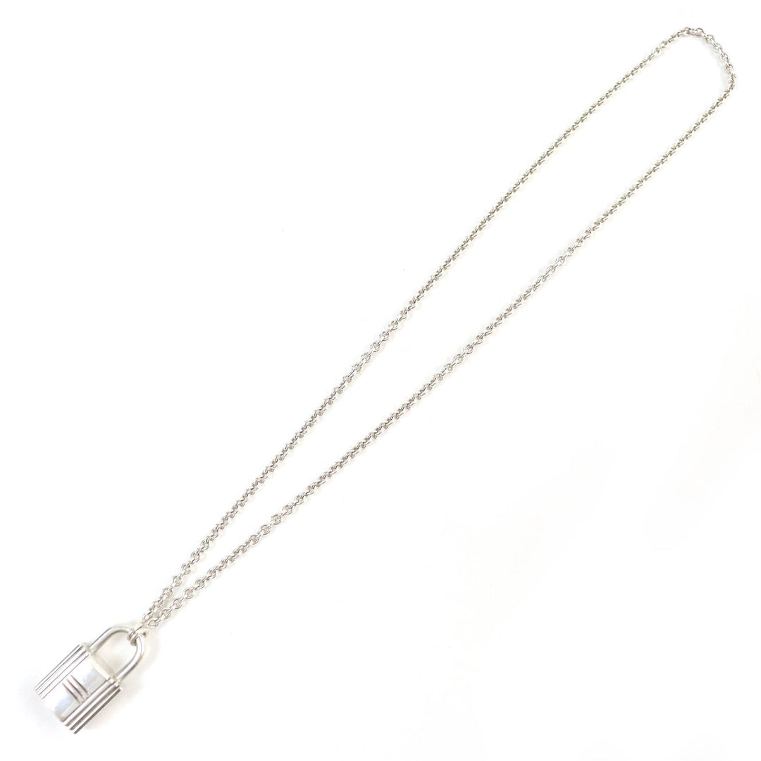 HERMES Necklace Main�FAG925 Silver Kelly Cadena Necklace Women(Unisex) Used Authentic
