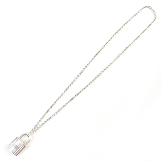 HERMES Necklace Main�FAG925 Silver Kelly Cadena Necklace Women(Unisex) Used Authentic