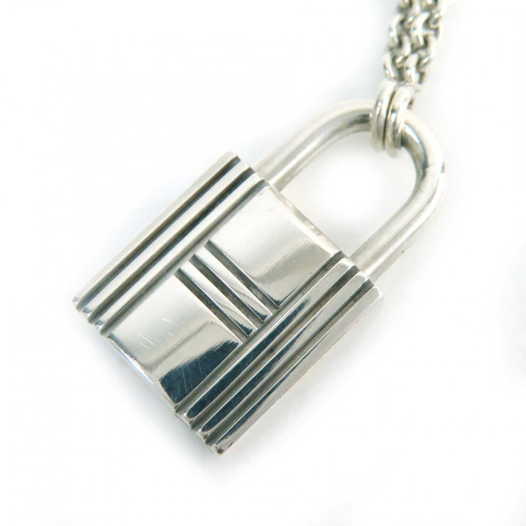 HERMES Necklace Main�FAG925 Silver Kelly Cadena Necklace Women(Unisex) Used Authentic
