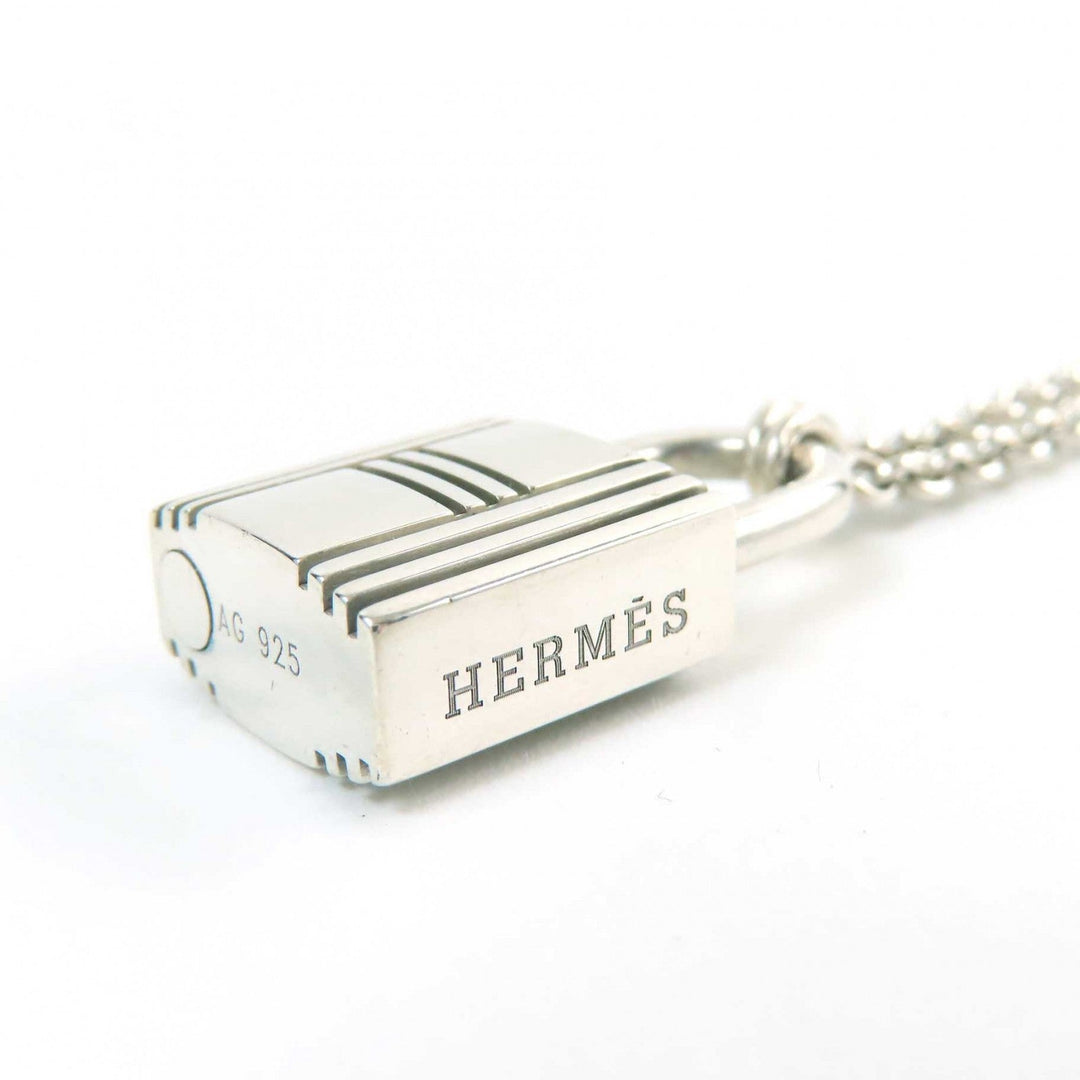 HERMES Necklace Main�FAG925 Silver Kelly Cadena Necklace Women(Unisex) Used Authentic