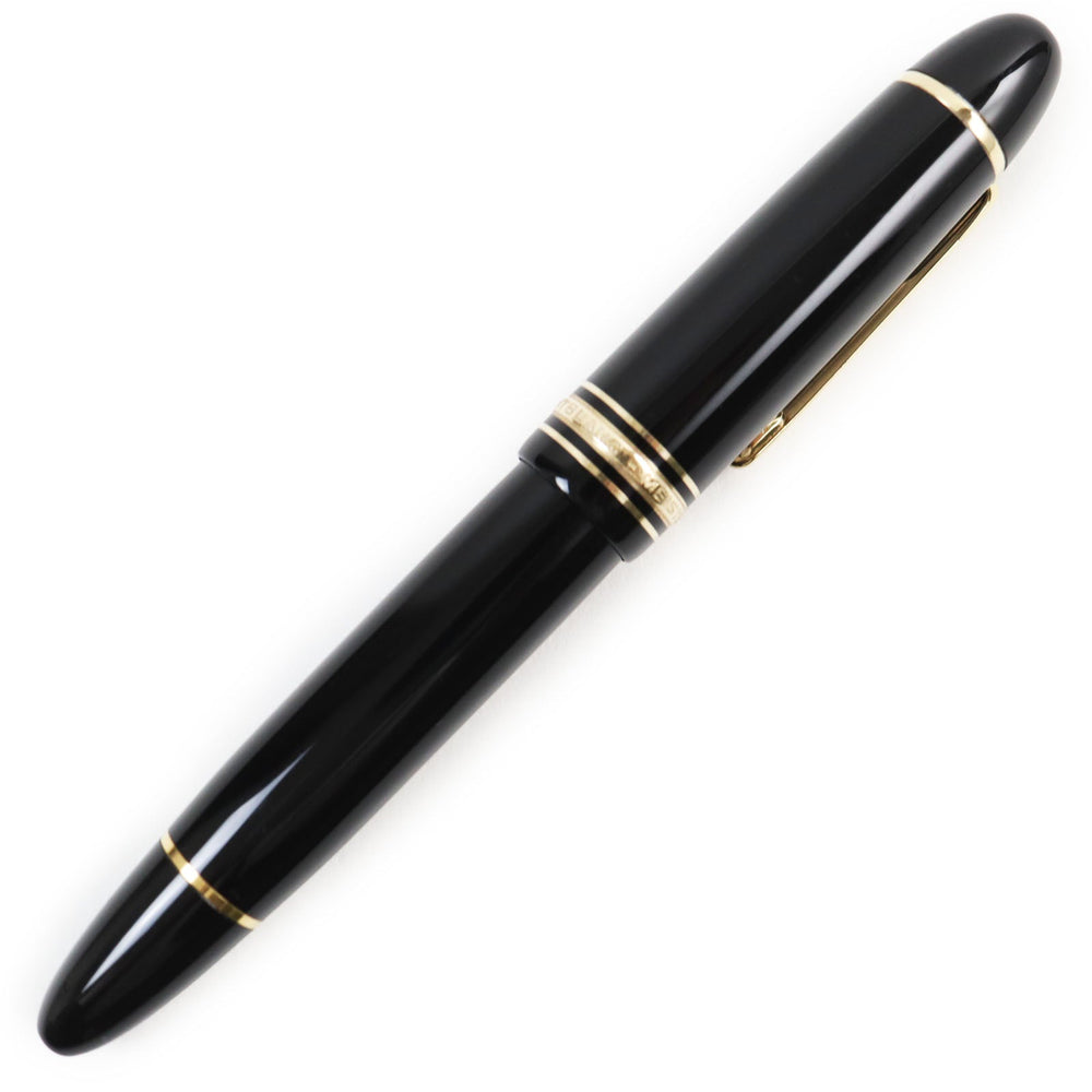 MONTBLANC fountain pen Pen point: K14 Black gold Meisterstuck No.149 mens Used Authentic