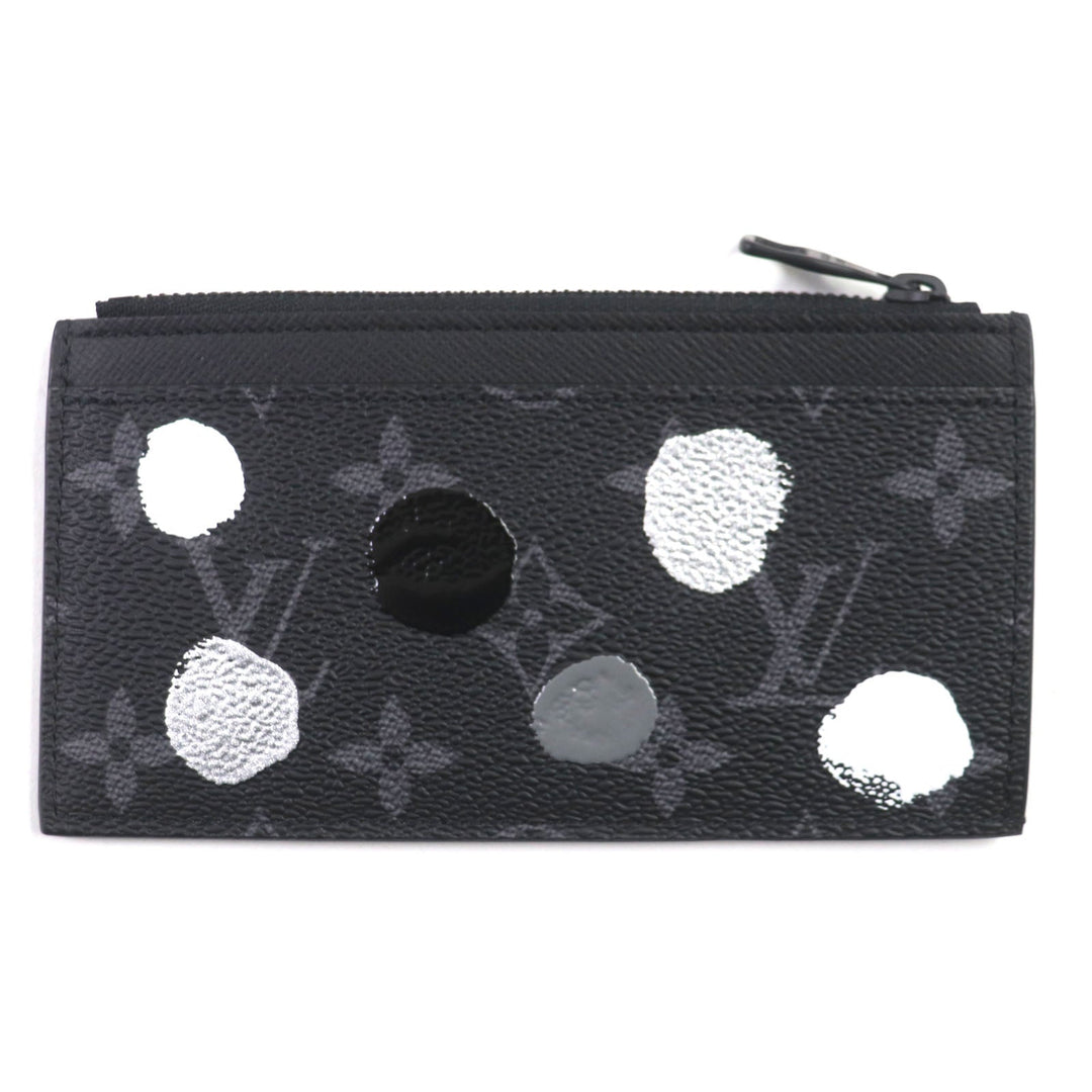 LOUIS VUITTON Coin case M81930 Monogram Eclipse Canvas black Monogram Eclipse mens Used Authentic