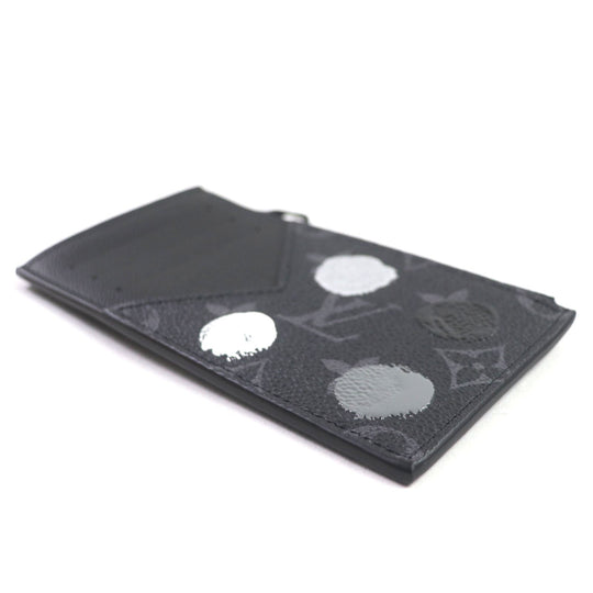LOUIS VUITTON Coin case M81930 Monogram Eclipse Canvas black Monogram Eclipse mens Used Authentic
