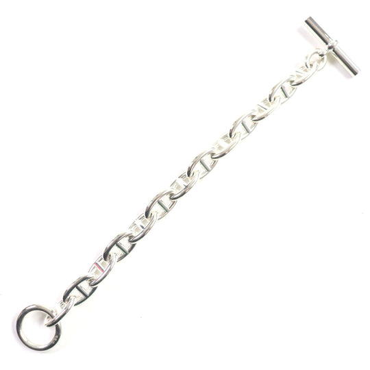 HERMES bracelet 24AG048984 Main: AG925 Silver Chene DunkleTGM mens Used Authentic
