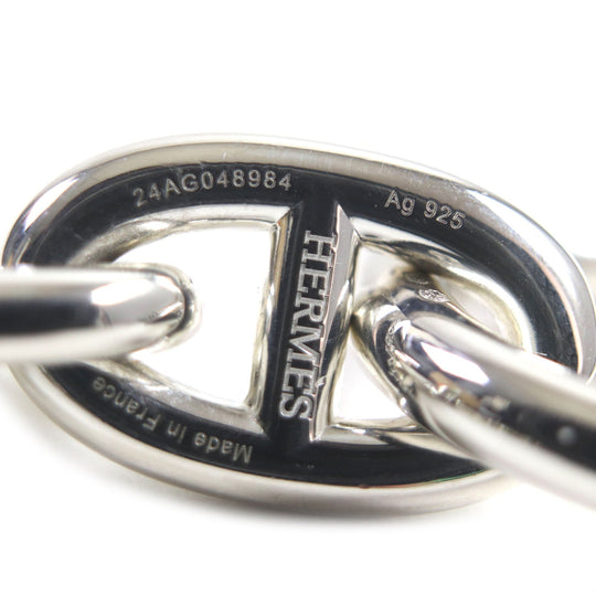 HERMES bracelet 24AG048984 Main: AG925 Silver Chene DunkleTGM mens Used Authentic