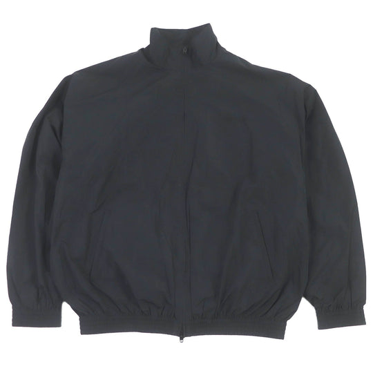 BALENCIAGA Nylon jacket 662984 Outer: 62% nylon, Outer: 38% rayon, Lining: 100% polyester, Part: 50% cotton, Part: 50% rayon, Embroidery: 100% polyester Dark Navy type FREE Back Print Nylon Jacket mens 52 Used Authentic
