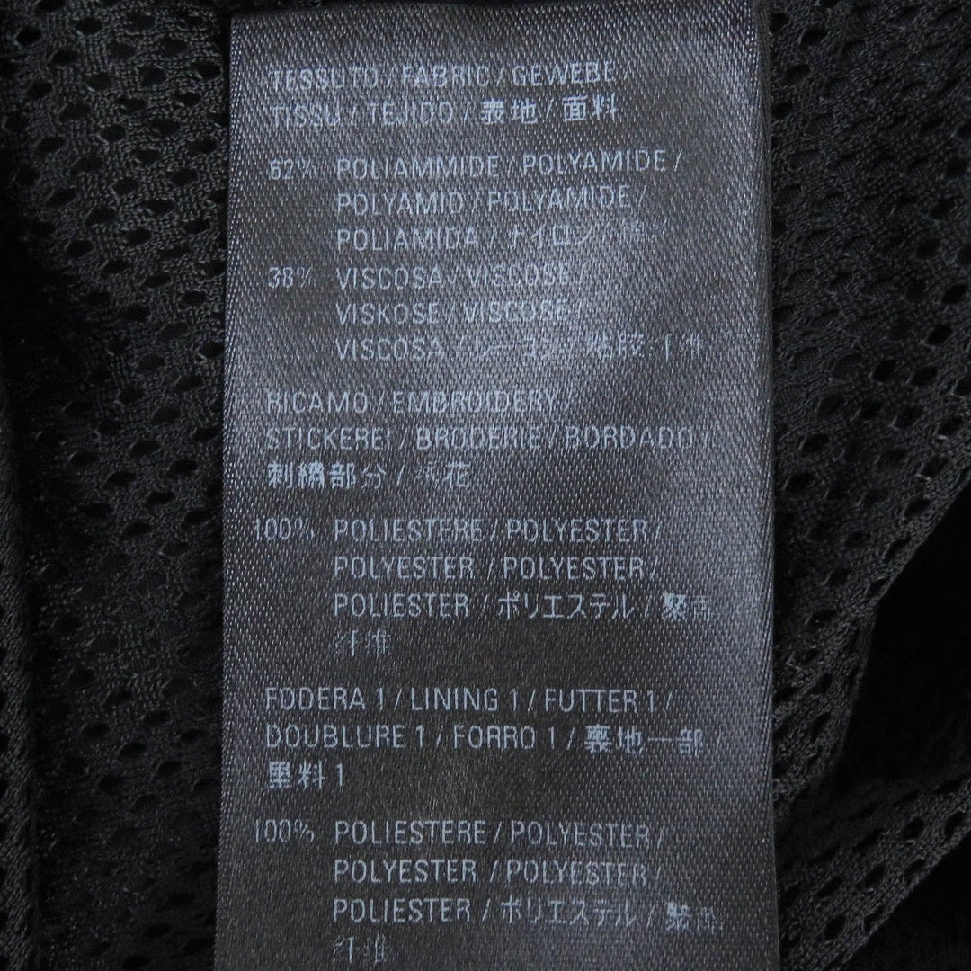 BALENCIAGA Nylon jacket 662984 Outer: 62% nylon, Outer: 38% rayon, Lining: 100% polyester, Part: 50% cotton, Part: 50% rayon, Embroidery: 100% polyester Dark Navy type FREE Back Print Nylon Jacket mens 52 Used Authentic