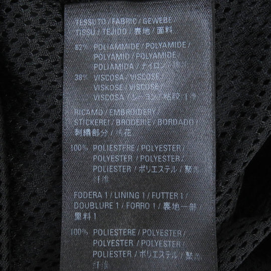 BALENCIAGA Nylon jacket 662984 Outer: 62% nylon, Outer: 38% rayon, Lining: 100% polyester, Part: 50% cotton, Part: 50% rayon, Embroidery: 100% polyester Dark Navy type FREE Back Print Nylon Jacket mens 52 Used Authentic