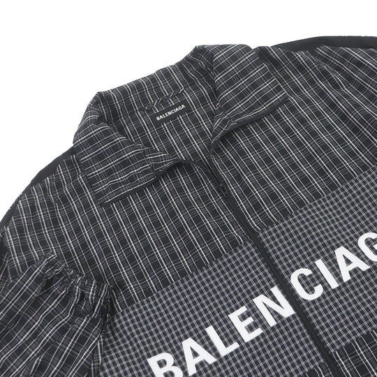BALENCIAGA Nylon jacket 571439 Main: 100% cotton, Part: 100% polyester black mens 48 Used Authentic