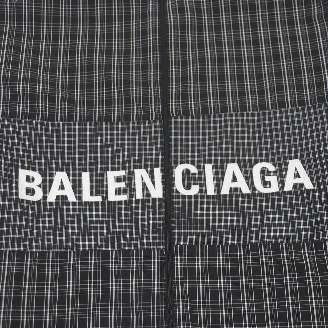 BALENCIAGA Nylon jacket 571439 Main: 100% cotton, Part: 100% polyester black mens 48 Used Authentic