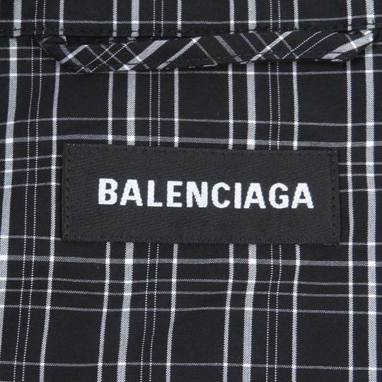 BALENCIAGA Nylon jacket 571439 Main: 100% cotton, Part: 100% polyester black mens 48 Used Authentic