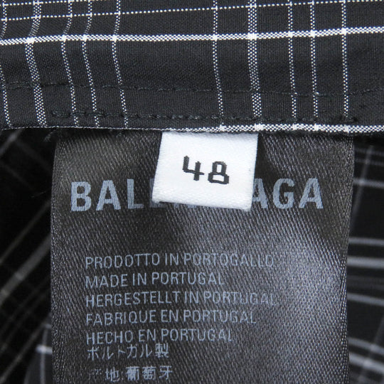 BALENCIAGA Nylon jacket 571439 Main: 100% cotton, Part: 100% polyester black mens 48 Used Authentic