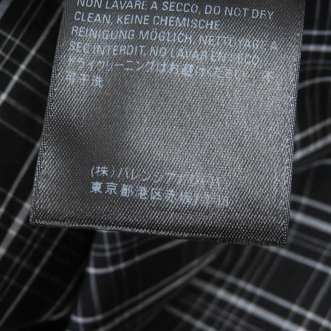 BALENCIAGA Nylon jacket 571439 Main: 100% cotton, Part: 100% polyester black mens 48 Used Authentic
