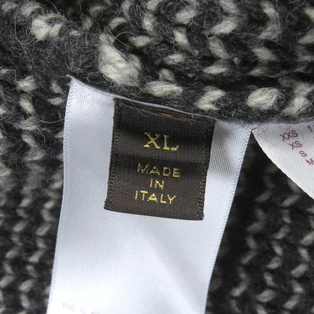 LOUIS VUITTON Jacket Main: 100% camel, some parts: lamb leather charcoal mens XL Used Authentic