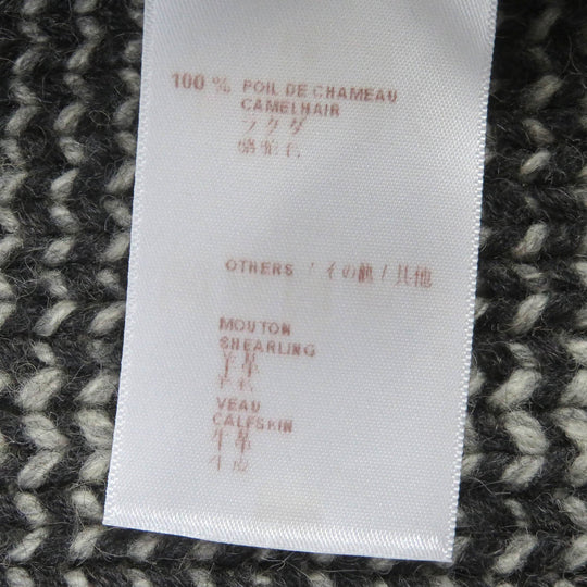 LOUIS VUITTON Jacket Main: 100% camel, some parts: lamb leather charcoal mens XL Used Authentic