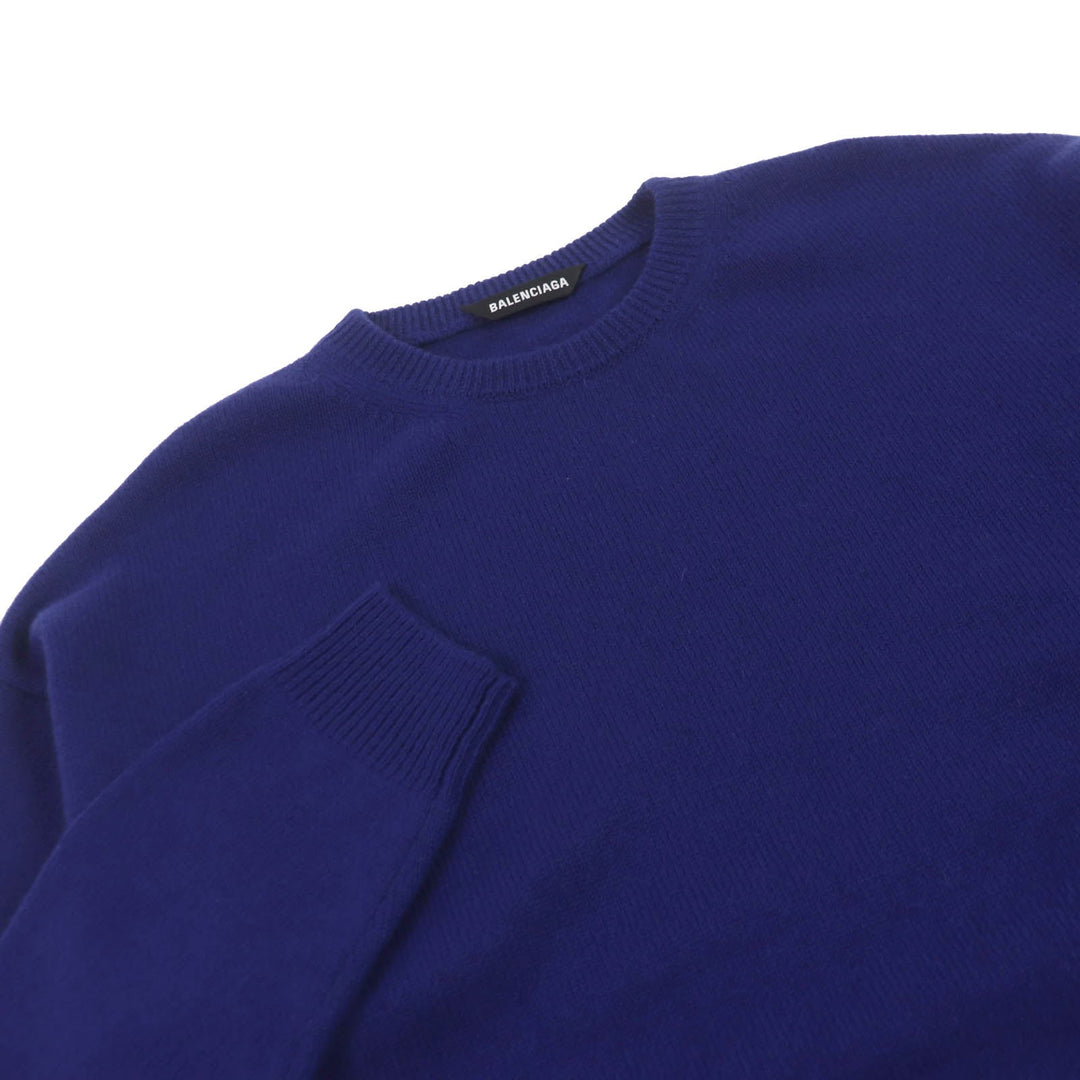 BALENCIAGA sweater 641791 Main: 100% cashmere blue mens XS Used Authentic