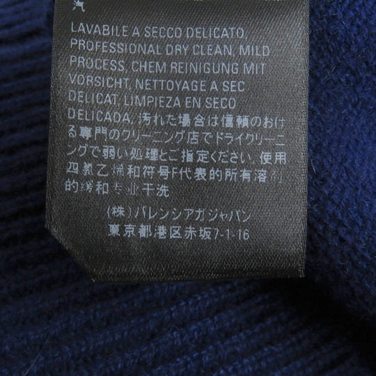 BALENCIAGA sweater 641791 Main: 100% cashmere blue mens XS Used Authentic
