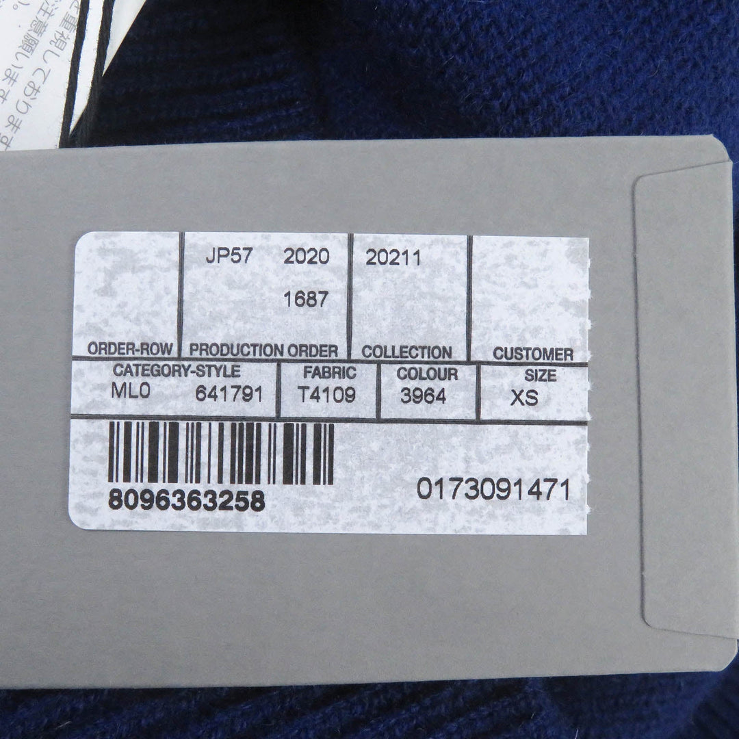 BALENCIAGA sweater 641791 Main: 100% cashmere blue mens XS Used Authentic