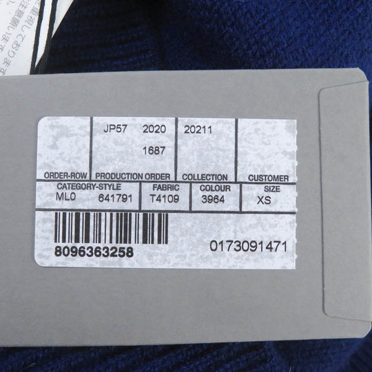BALENCIAGA sweater 641791 Main: 100% cashmere blue mens XS Used Authentic