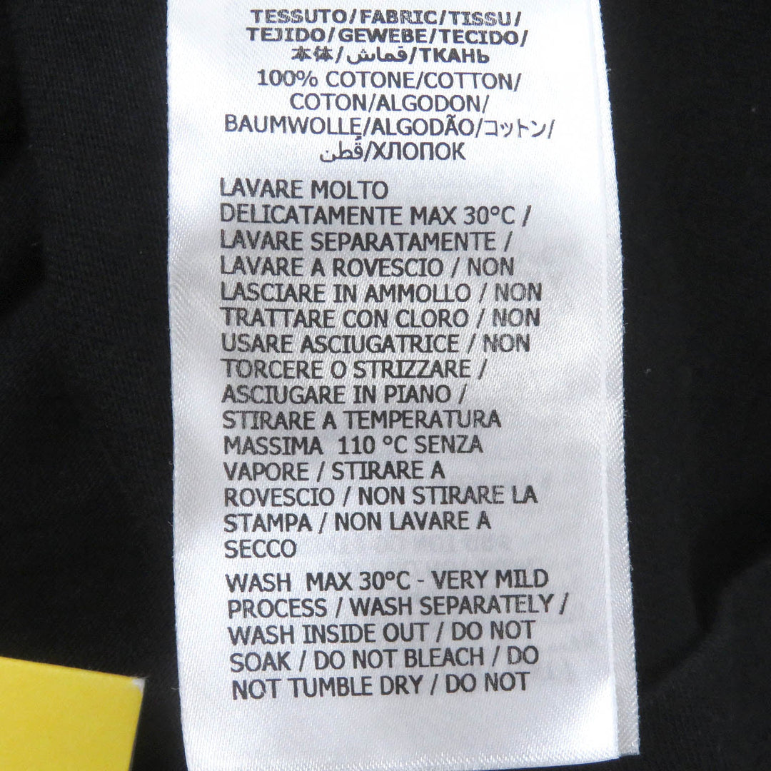 GUCCI Short sleeve T-shirt 616036 Main: 100% cotton black mens S Used Authentic