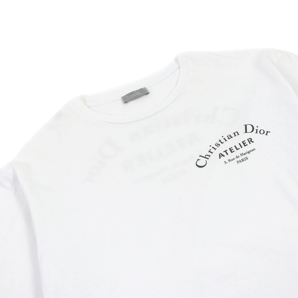 Dior HOMME Short sleeve T-shirt 863J321I0533 Main: 100% cotton white mens S Used Authentic