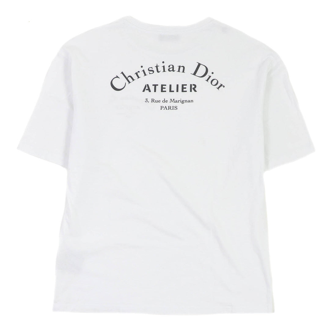 Dior HOMME Short sleeve T-shirt 863J321I0533 Main: 100% cotton white mens S Used Authentic
