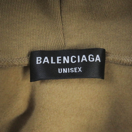 BALENCIAGA Hoodie 600583 Main: 100% cotton beige mens XS Used Authentic