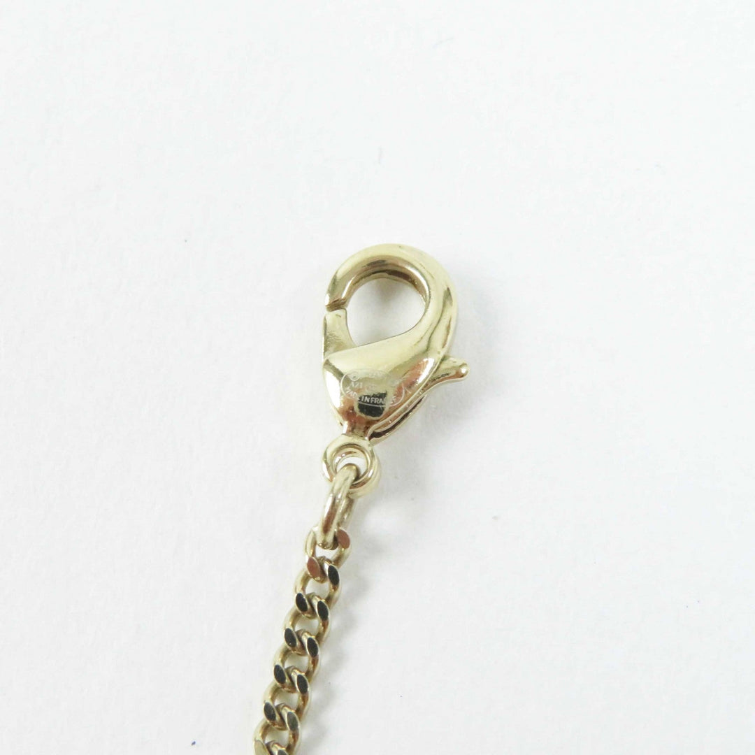 CHANEL Necklace A21C Metal.Faux pearl.Rhinestone Gold black Women Used Authentic
