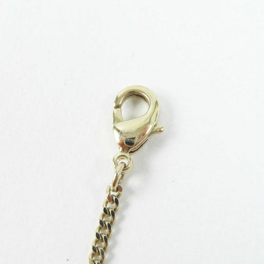 CHANEL Necklace A21C Metal.Faux pearl.Rhinestone Gold black Women Used Authentic