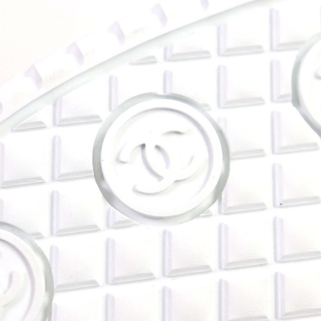 CHANEL Low cut sneakers G45471 Main: Leather, Main: Suede leather white mens 43 Used Authentic