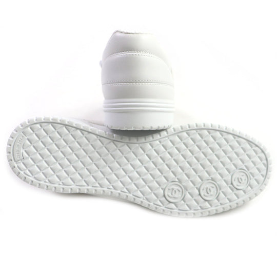 CHANEL Low cut sneakers G45471 Main: Leather, Main: Suede leather white mens 43 Used Authentic