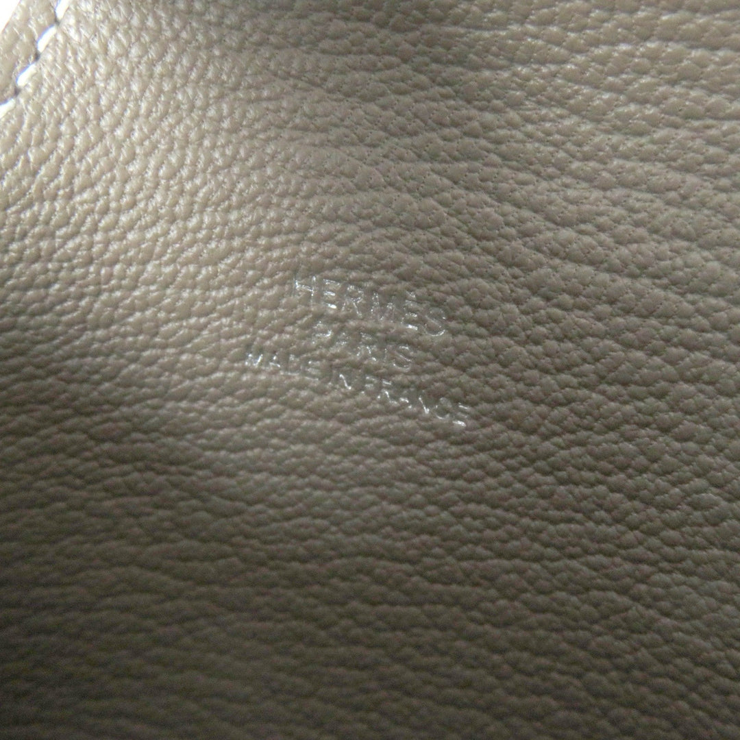 HERMES Card Case Main: Evercolor Etope Iliad Women Used Authentic