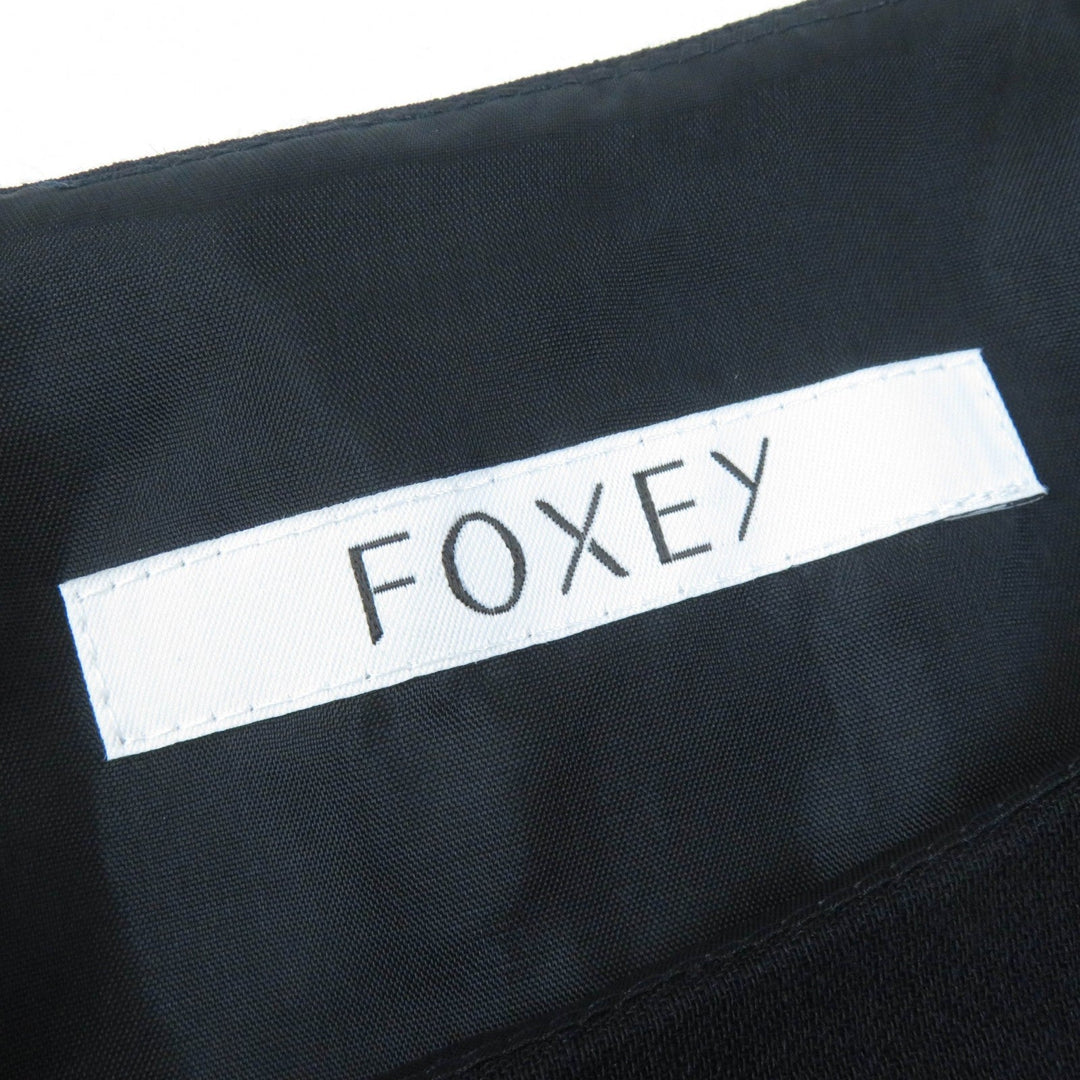 FOXEY one piece 39335 Main: 80% wool, Main: 20% polyester, Lining: 100% cupra, Part: 100% cotton Dark navy Women 38 Used Authentic