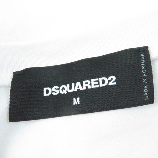 DSQUARED2 Short sleeve T-shirt S75GD0156 Main: 100% cotton white Women M Used Authentic