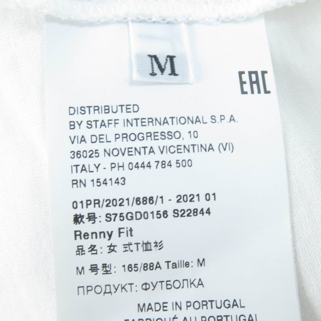 DSQUARED2 Short sleeve T-shirt S75GD0156 Main: 100% cotton white Women M Used Authentic