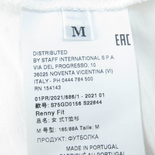 DSQUARED2 Short sleeve T-shirt S75GD0156 Main: 100% cotton white Women M Used Authentic