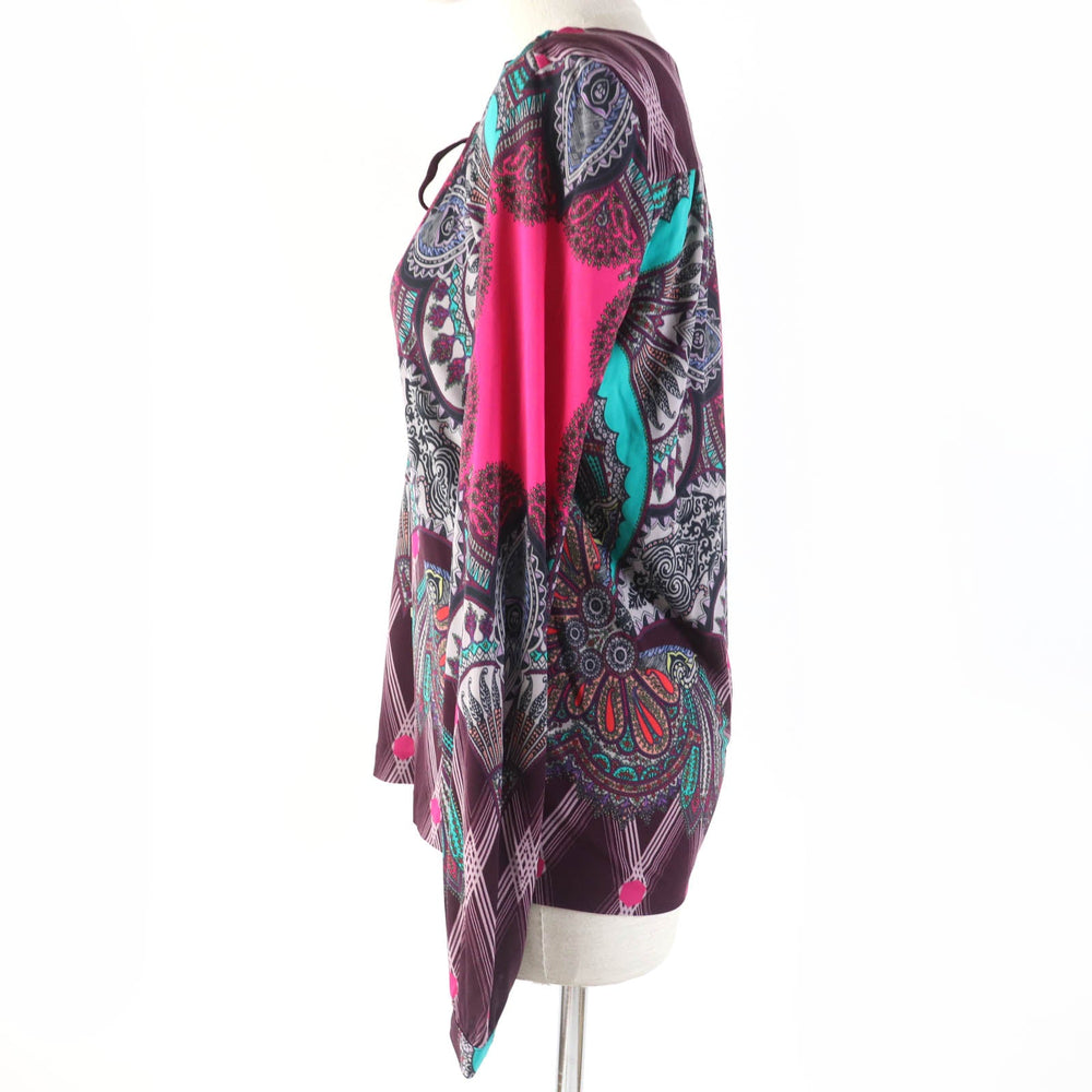 ETRO blouse Main: 100% rayon multicolor Women 40 Used Authentic