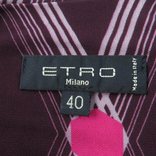 ETRO blouse Main: 100% rayon multicolor Women 40 Used Authentic