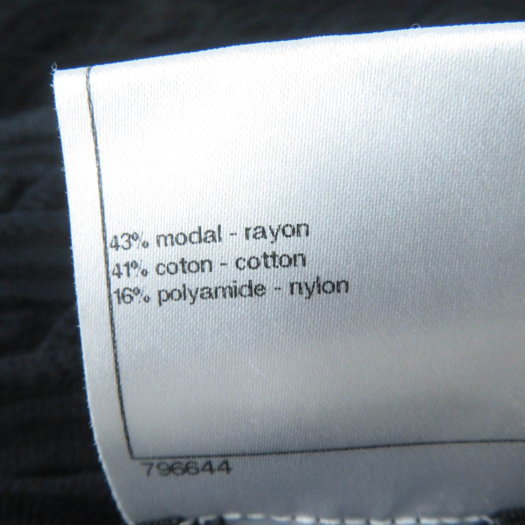 CHANEL Tight Skirt P41318K03035 Main: 43% rayon, 41% cotton, 16% nylon Black navy Women 38 Used Authentic