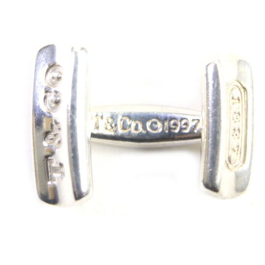 TIFFANY&Co. cuffs Main�FSV925 Silver 1837 mens Used Authentic