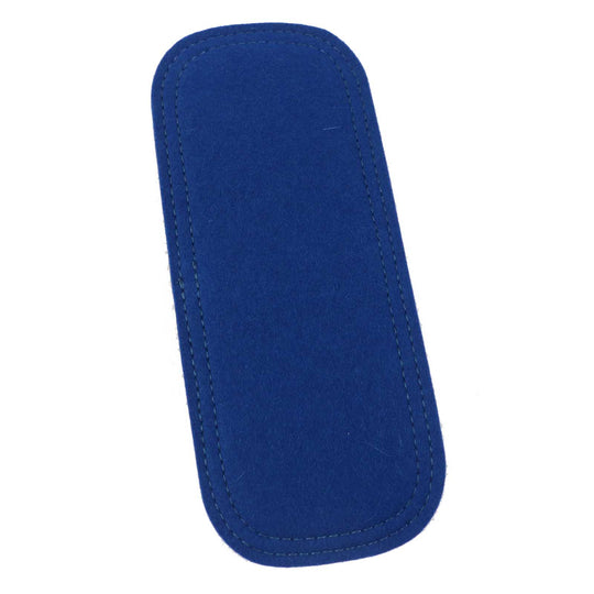HERMES Cosmetics Pouch Outer: 100% cotton; Lining: 92% cotton, 8% polyurethane; Trim: leather Blue type ESCALE TROUSSE TOILE H Escal Women Used Authentic