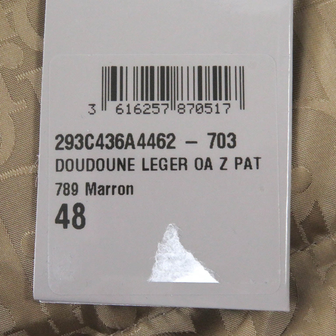 Dior HOMME Down jacket 293C436A4462 Main: 100% nylon, Part: 100% polyester, Filling: 90% down, Filling: 10% feather, Trimming: 50% nylon, 50% polyvinyl chloride Marron mens 48 Used Authentic